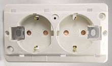 Розетка с заземлением без рамки Legrand Anam Zunis 2 мод. (широкий суппорт) бежевый картинка